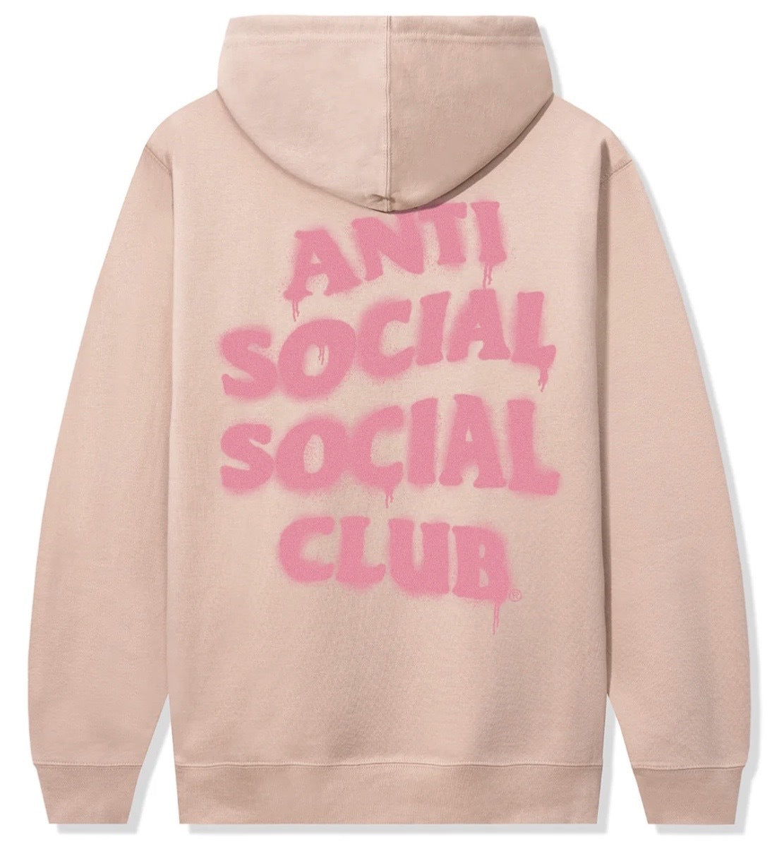 Anti Social Social Club "Burn It Down" Pink Hoodie