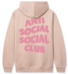 Anti Social Social Club "Burn It Down" Pink Hoodie