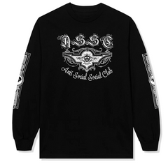 Anti Social Social Club "Feast or Famine" Black Long Sleeve