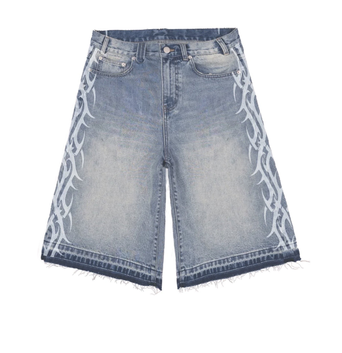 Bravest Tribal Jorts Blue