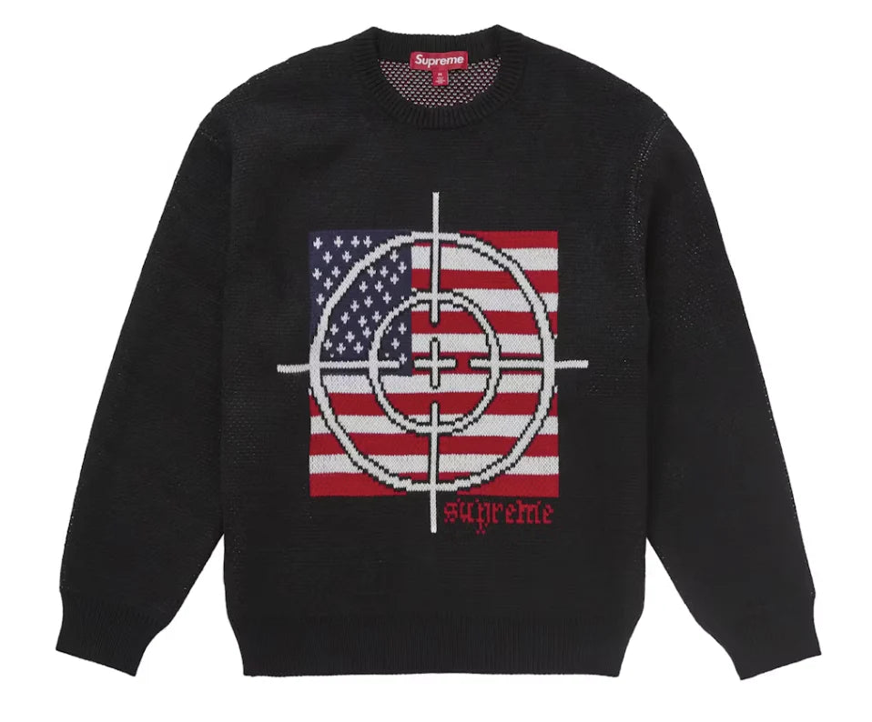 Supreme Target Sweater Black