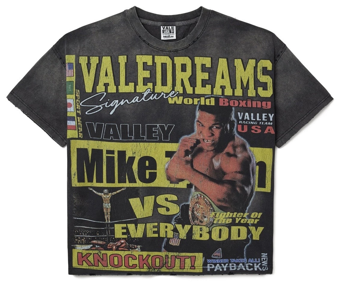 VALE IRON MIKE BLACK TEE
