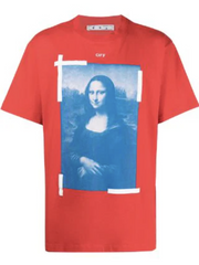 Off-White Mona Lisa Red Tee Pre-Owned