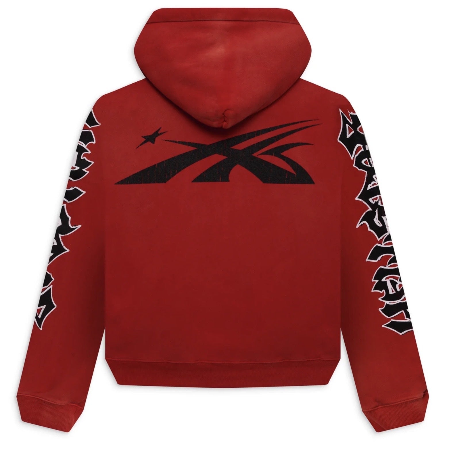 Hellstar Skeleton Airbrushed Hoodie Red