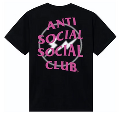 ASSC x Fragment Design Half Tone Logo Tee - Black/Pink