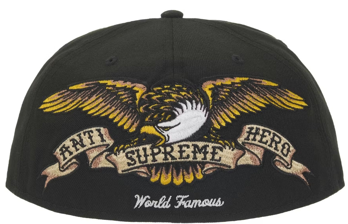 Supreme ANTIHERO New Era 59Fifty Fitted Cap Black