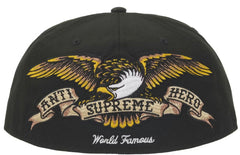 Supreme ANTIHERO New Era 59Fifty Fitted Cap Black
