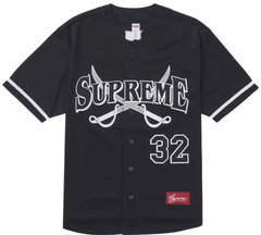 Supreme Swords Baseball Jersey Black