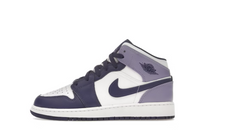 Air Jordan 1 Mid "White Sky J Purple" GS
