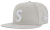 Supreme Gold Cross S Logo New Era Fitted Hat Stone