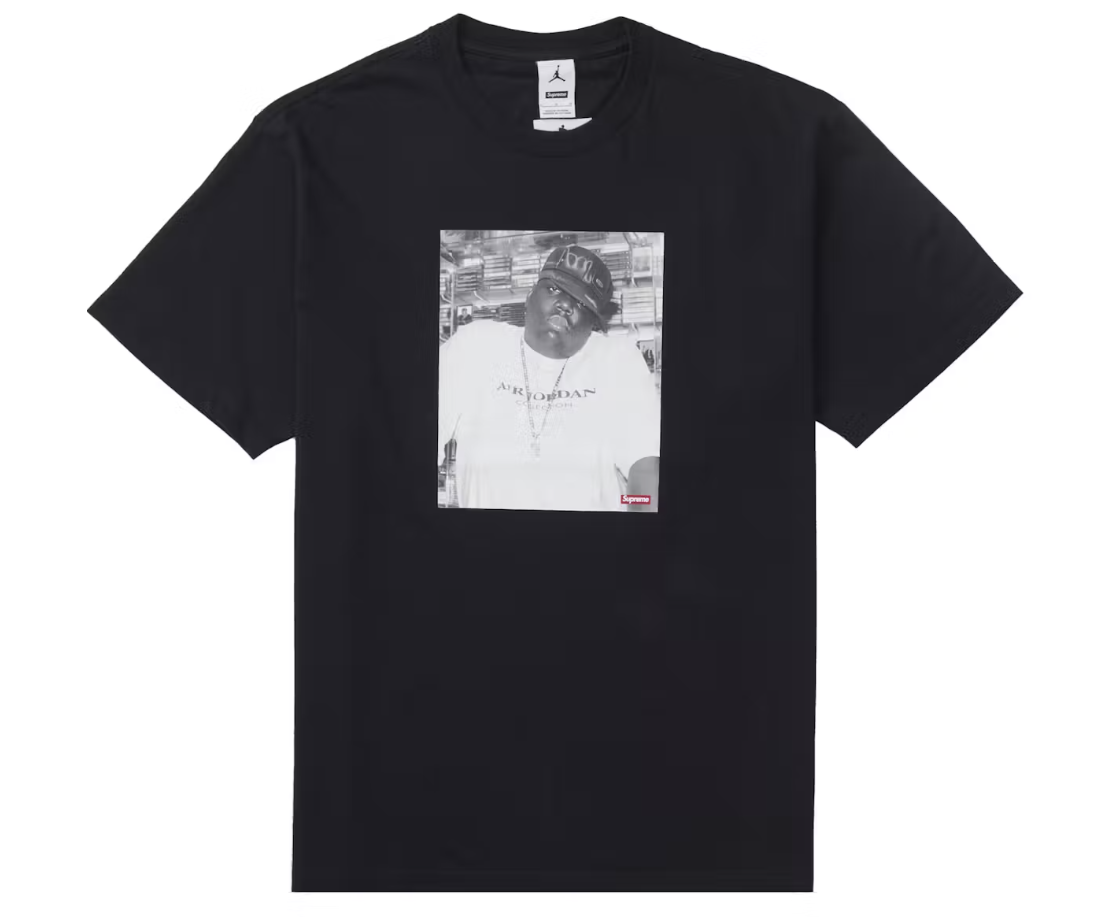 Supreme Jordan Biggie S/S Tee Black