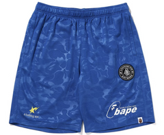 BAPE Soccer Game Shorts Blue