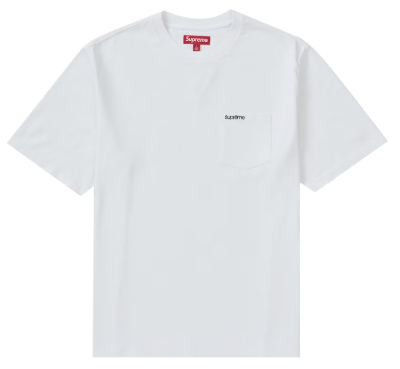 Supreme S/S Pocket Tee (SS24) White