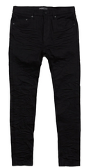 Purple Brand Black Raw Jeans