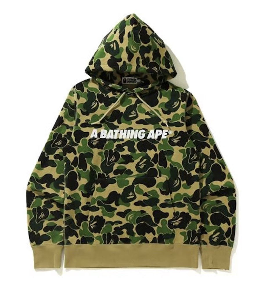 BAPE ABC Camo Pullover Hoodie Green