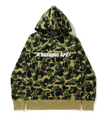 BAPE ABC Camo Pullover Hoodie Green