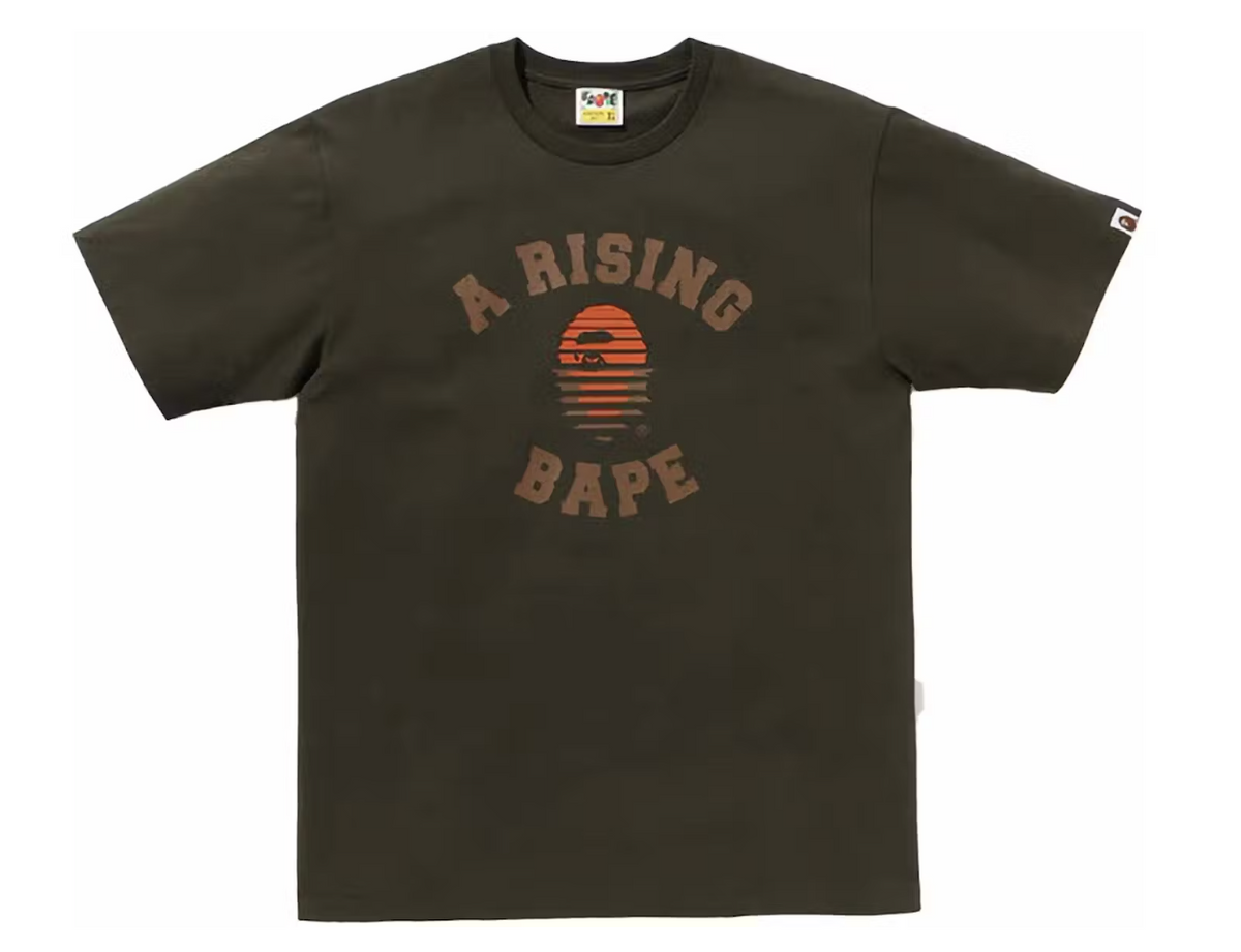 BAPE A Rising Bape Tee Olive Drab