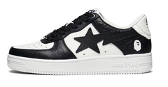 A Bathing Ape Bape Sta #4 Line Camo Black White