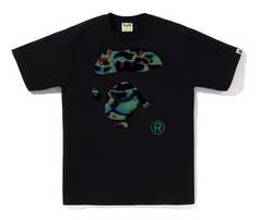 BAPE Thermography Ape Face Black Tee