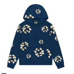 Denim Tears x CPFM Cactus Tears Wreath Hoodie Navy