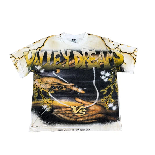 VALE FOREVER  HANDS OF GOD TEE GOLDEN