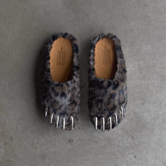 Bravest Studios DARK LEOPARD BEAR CLAW MULES