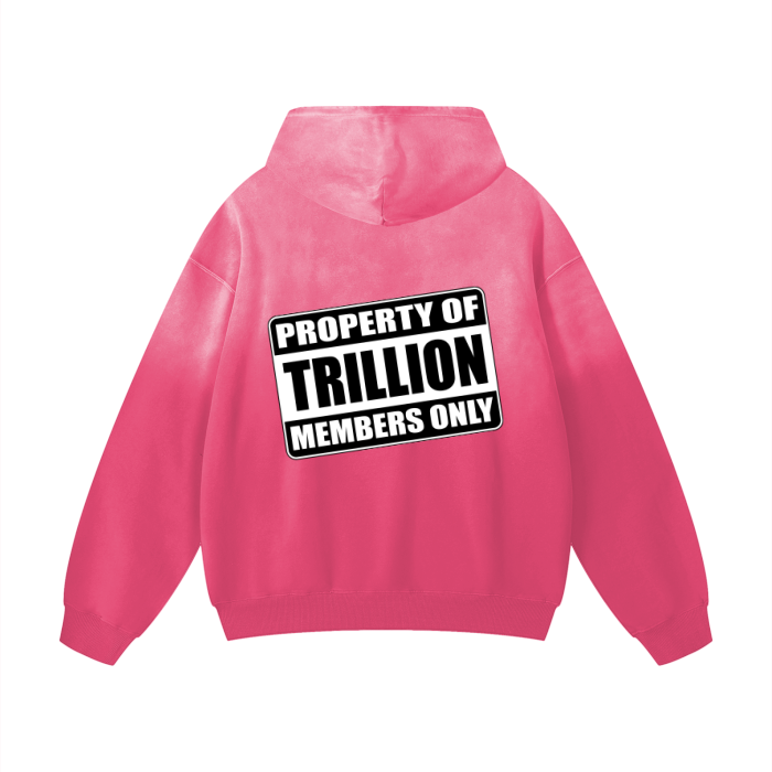 TRILLION "Members Only" Pink Hoodie