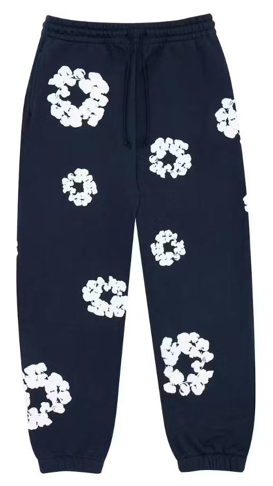 Denim Tears The Cotton Wreath Sweatpants Navy