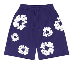 Denim Tears The Cotton Wreath Shorts Purple