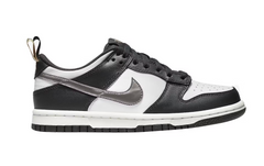 Nike Dunk Low Black White Metallic (GS)