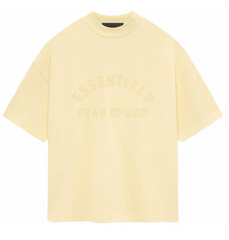 Fear Of God Essentials Heavy Jersey Crewneck Tee  Garden Yellow
