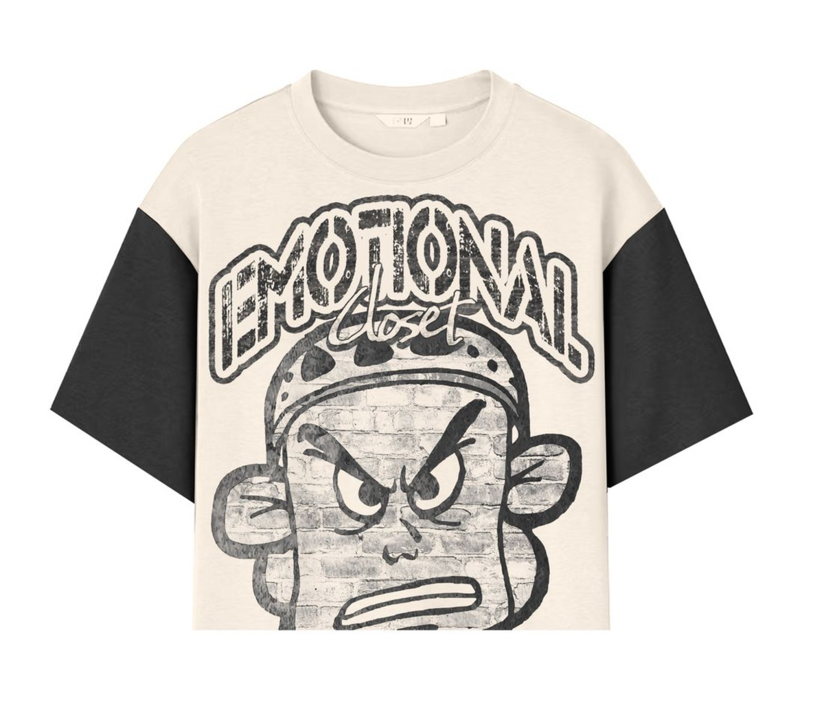 Mixed Emotion “Emotional Closet” Cropped Tee