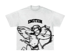 Mixed Emotion White "Blur" Tee