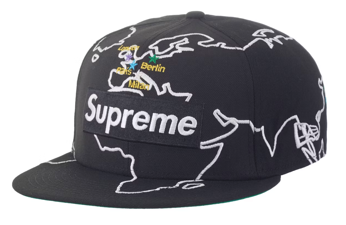 Supreme Worldwide Box Logo New Era Hat