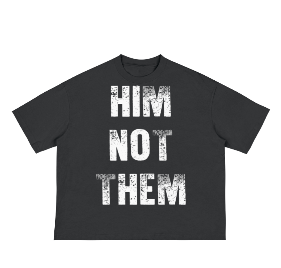 TRILLION "HIM NOT THEM" Tee Black