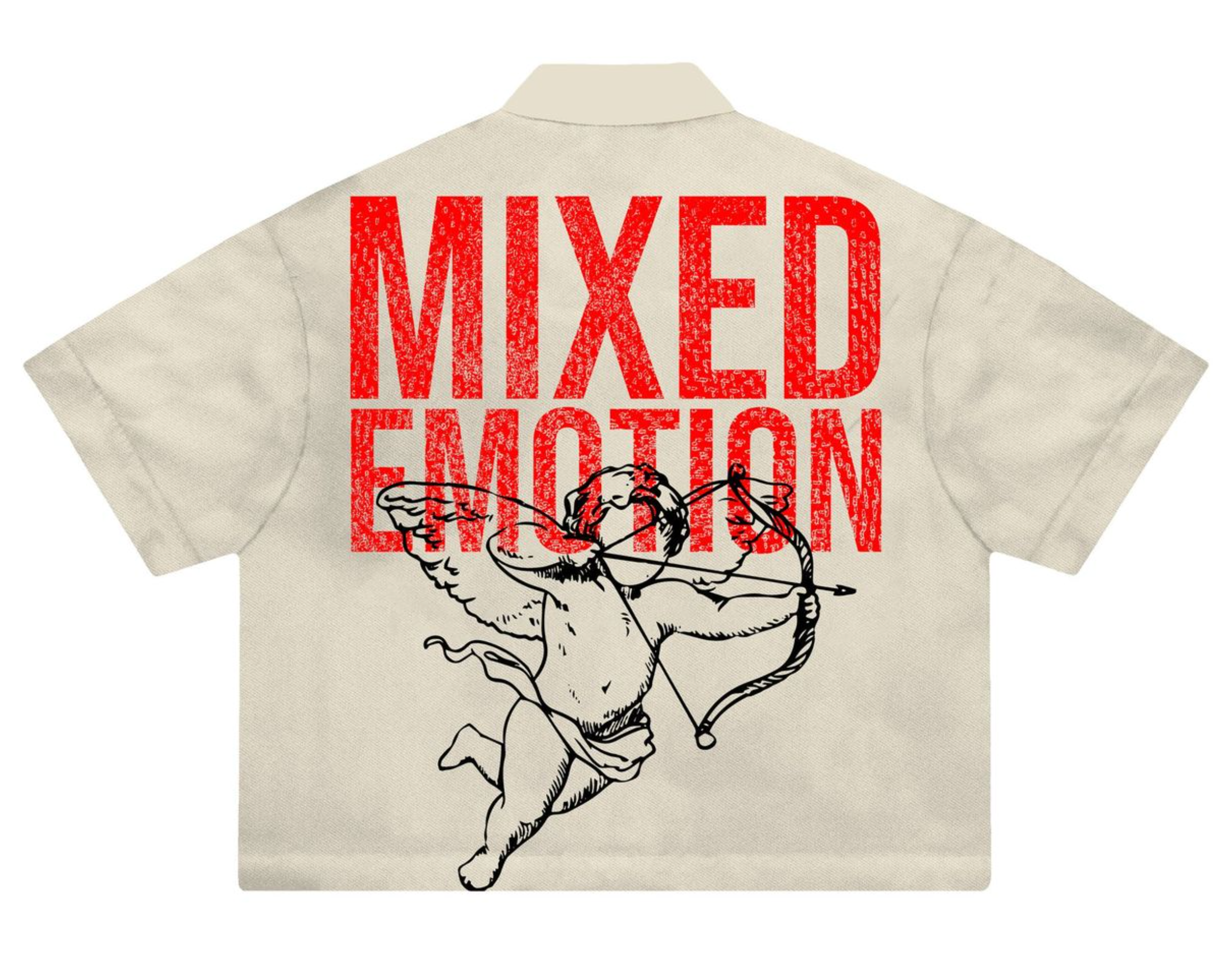 Mixed Emotion Cream "Angels" Shirt