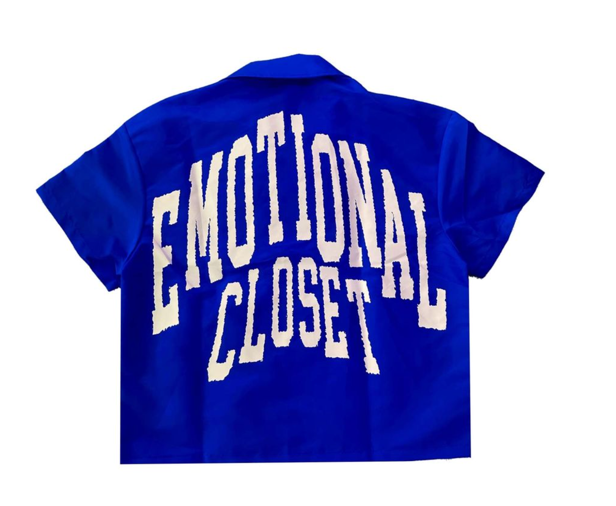 Mixed Emotion Blue “Backyard” Nylon shirt