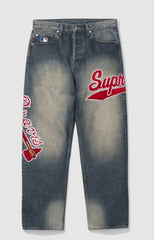 Supreme x Mitchell and Ness Atlanta Braves Loose Fit Jeans