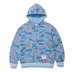 Supreme x Mitchell and Ness Hooded Sweatshirt Braves