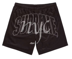 Supreme Rhinestone Mesh Shorts Black