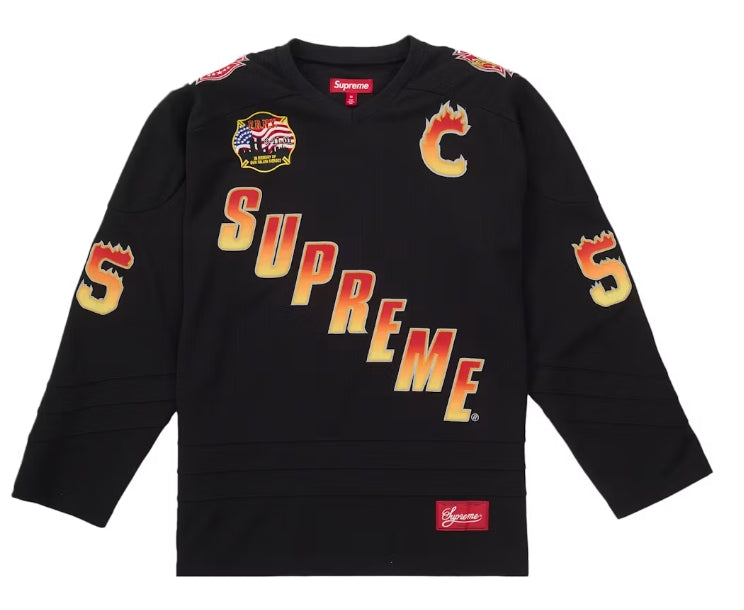 Supreme FDNY Hockey Jersey Black
