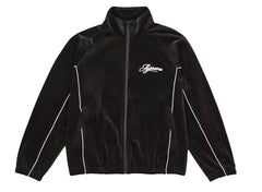 Supreme Velour Mesh Track Jacket Black