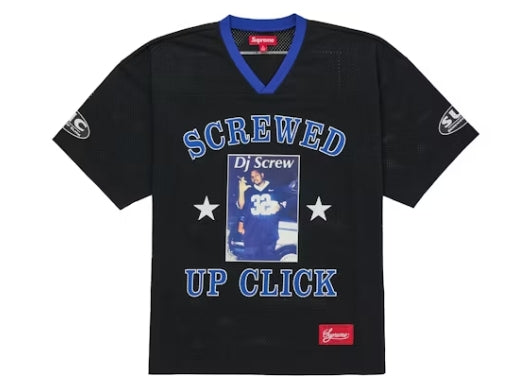 Supreme DJ Screw Football Jersey Black
