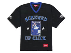 Supreme DJ Screw Football Jersey Black