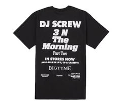 Supreme DJ Screw SUC Tee Black