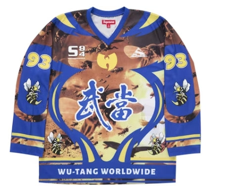 Supreme Wu-Tang Clan Hockey Jersey Blue