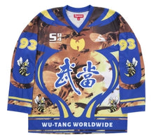 Supreme Wu-Tang Clan Hockey Jersey Blue