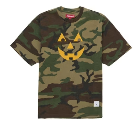 Supreme Pumpkin S/S Top Woodland Camo