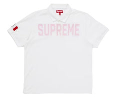 Supreme Twill Applique Polo White