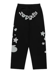 Sp5der Reflective Beluga Sweatpants Black